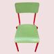 Small school desk and vintage chair