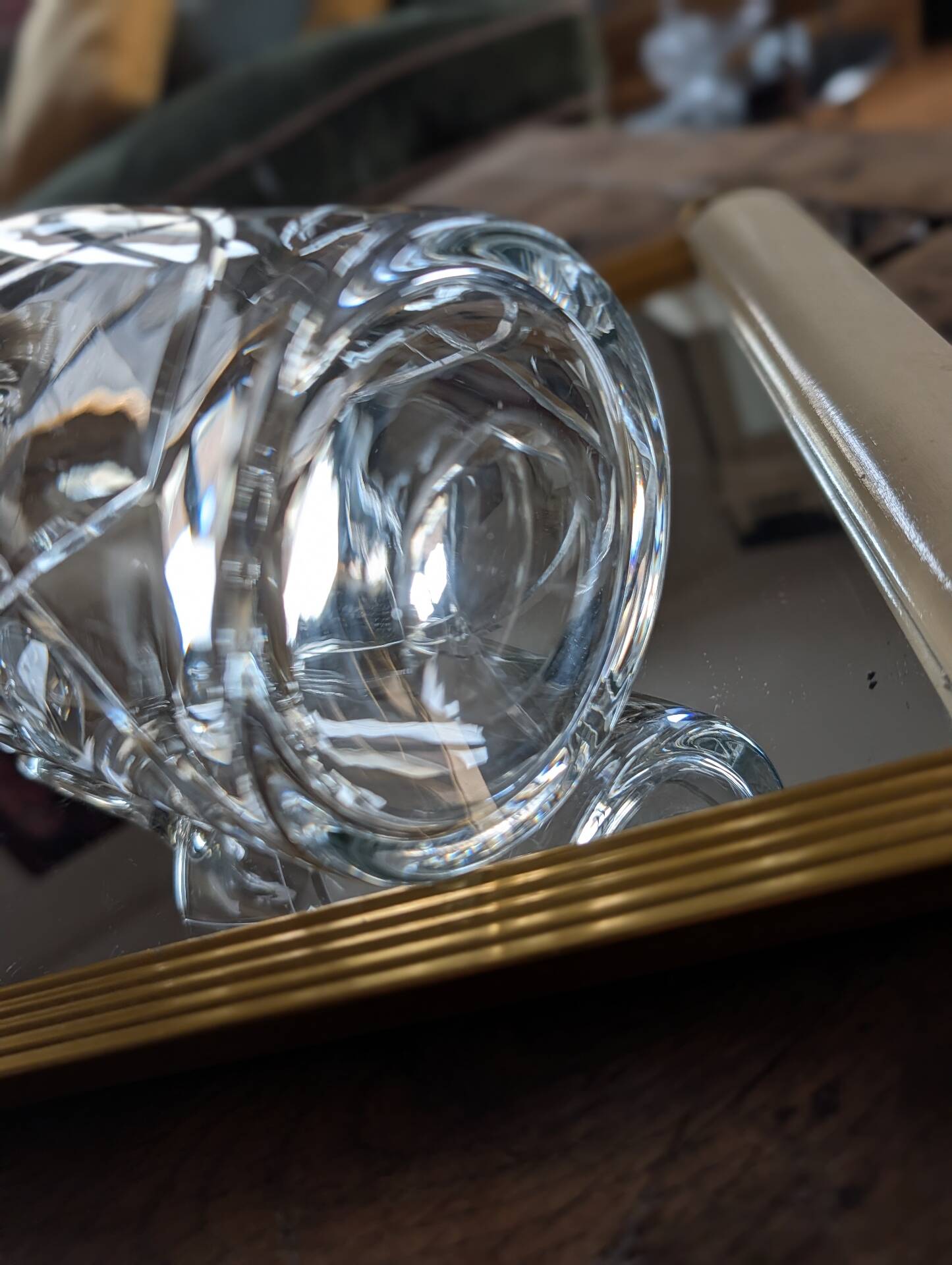 Cut glass carafe – 1960s