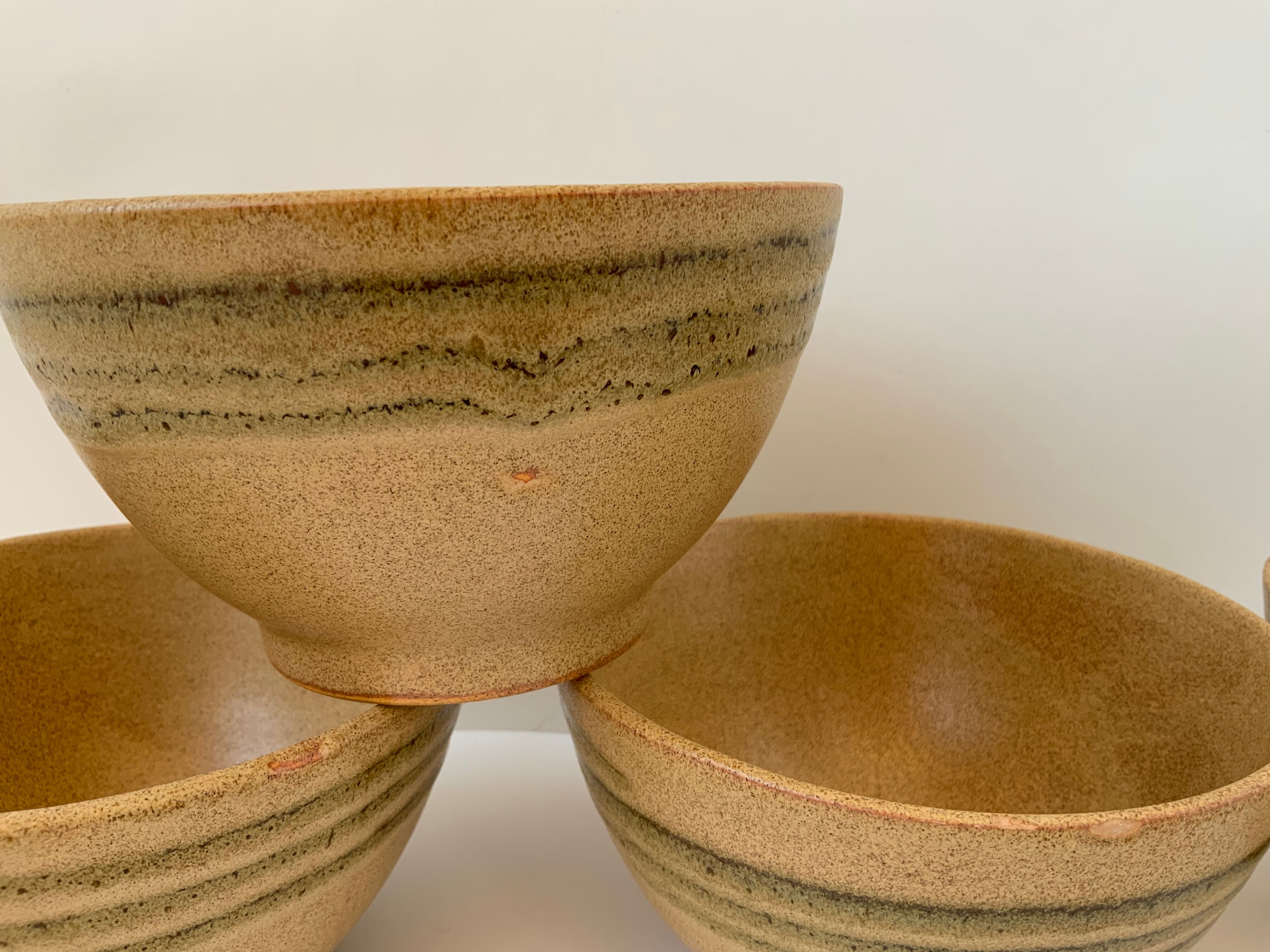 Stoneware bowls Selency x Monoprix Croisé Laroche