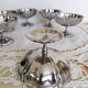 Coupes à glace ou sorbet  , vintage , en inox 18/10 , années 70 , made in France