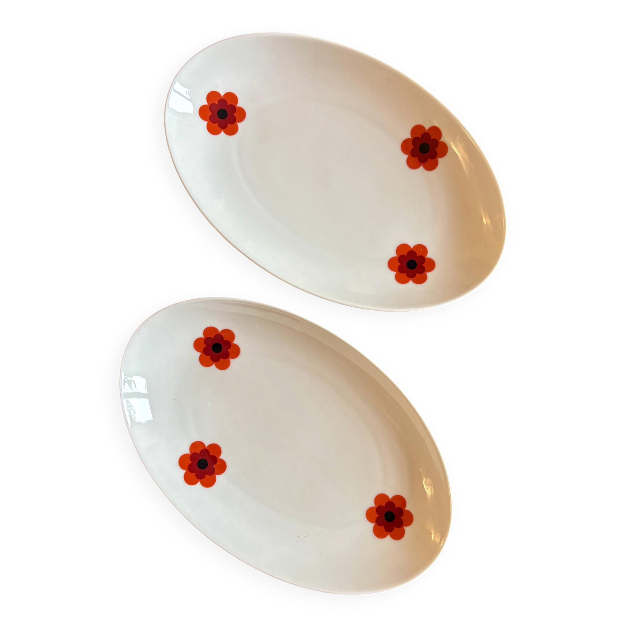 Set of 2 vintage Scherzer BAVARIA dishes.