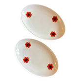 Set of 2 vintage Scherzer BAVARIA dishes.