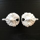 Pair of slip pots