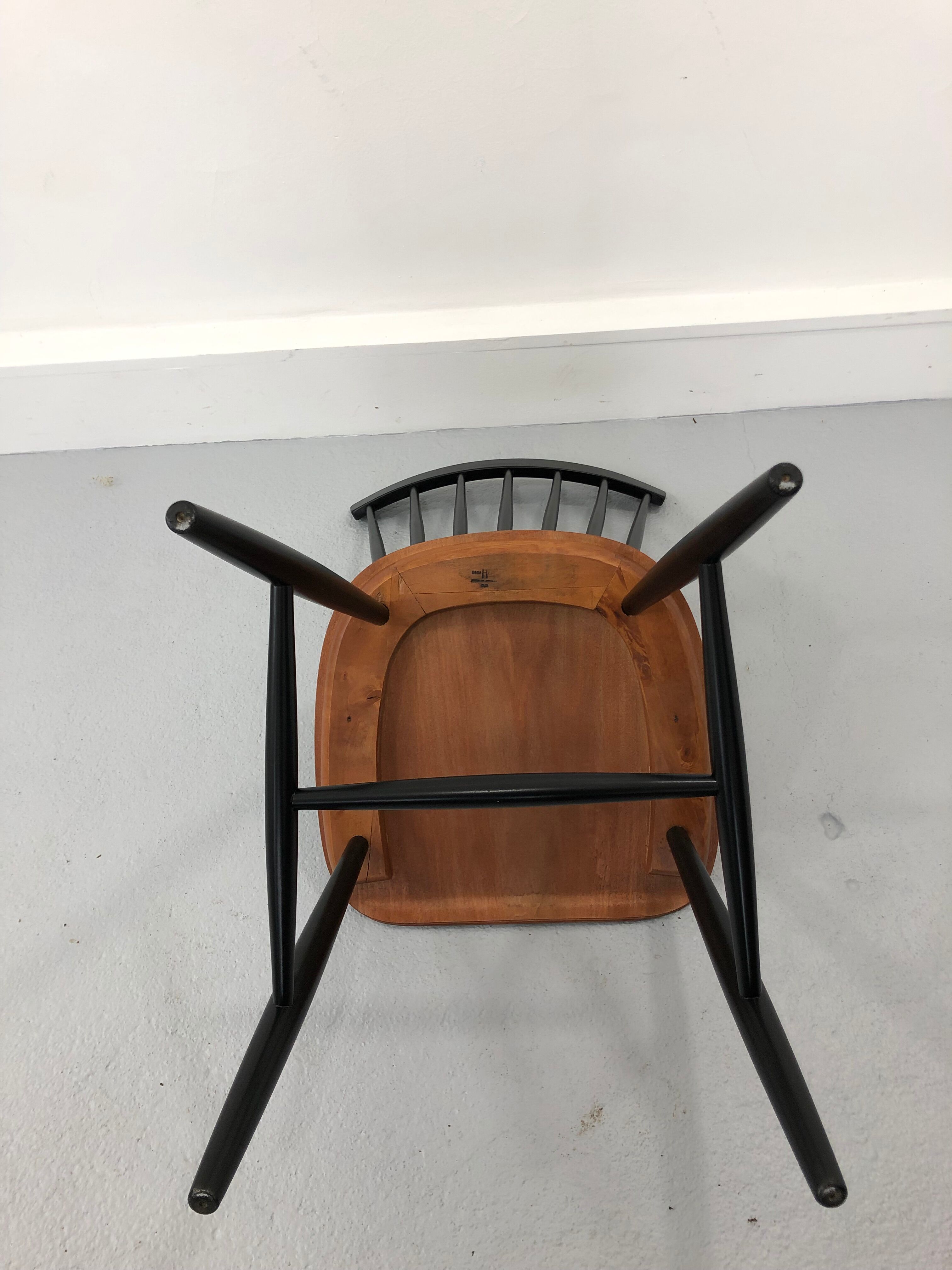 Chair by S. E. Fryklund for Hagafors, Sweden, 1960s