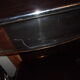 Chaise plexiglas chromée fumée pliante 1970