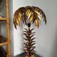 Large Palm Tree Lamp in gilded metal, late twentieth century.