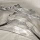 Vintage centrepiece – Pressed glass / crystal – Star shape – 1950s