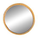 Rattan mirror