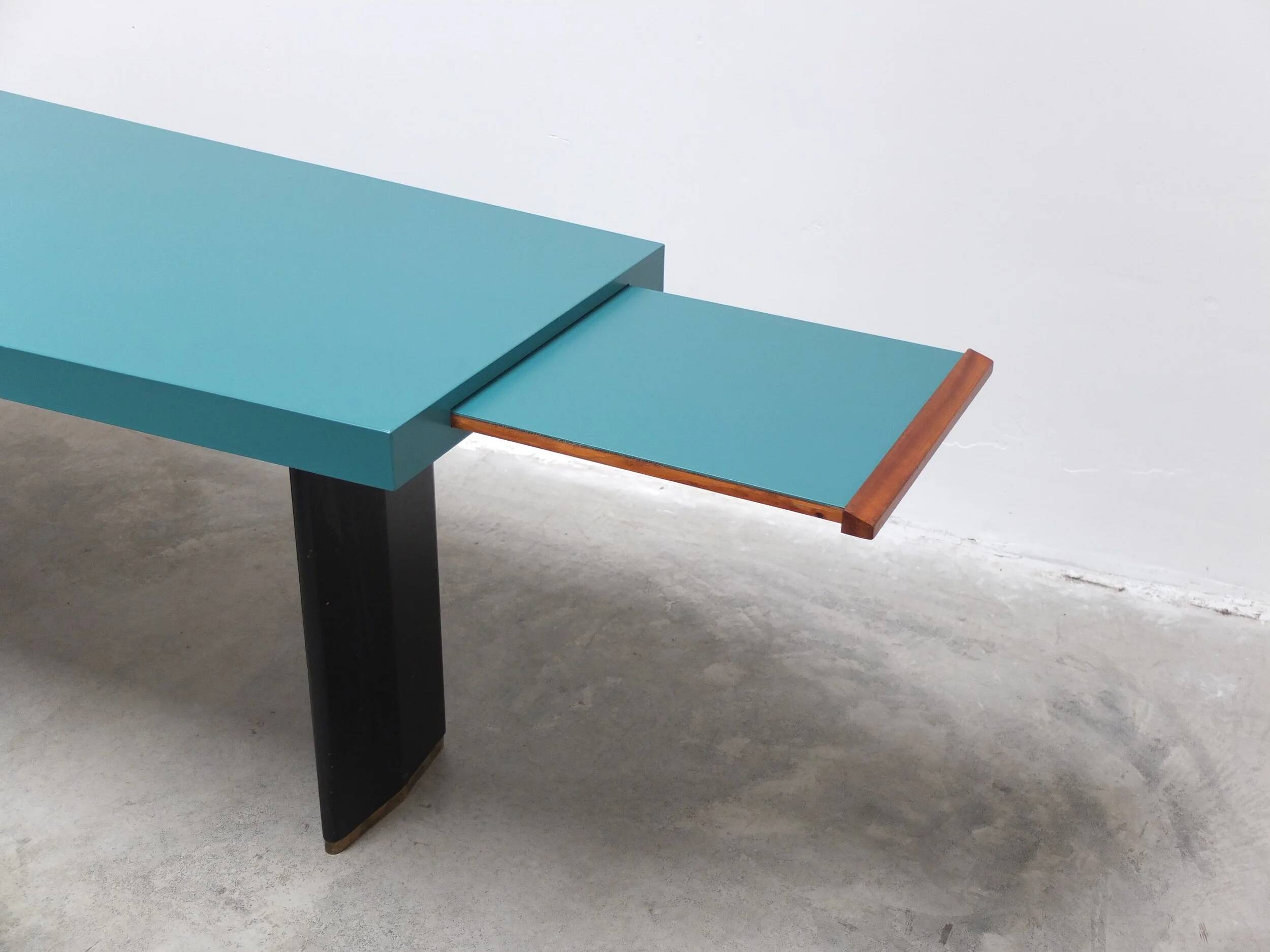'Boomerang' ultra-rare desk by Jos De Mey for Van Den Berghe-Pauvers, 1960s.