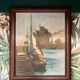 Vintage marine painting