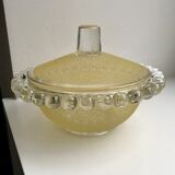 Yellow granita glass box 50s-60s