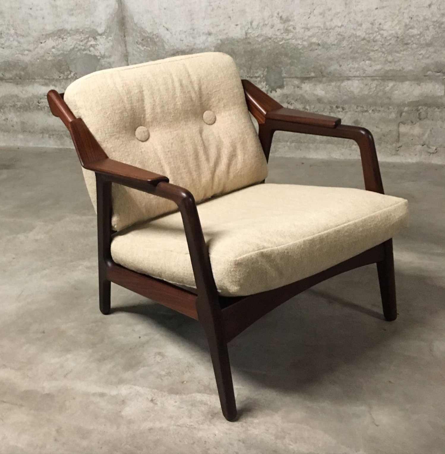 Danish Lounge Chair by Bernhard Pedersen for Randers Møbelfabrik, 1960s