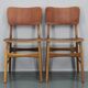 Ensemble de 4 chaises de salle à manger Ib Kofod Larsen des années 1960 en finition teck, Danemark