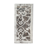 Traditional overdyed grey persian rug handwoven oriental living area rug 63x137cm