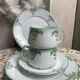 Set of 2 antique porcelain chocolate services.