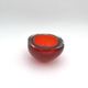Sommerso Flavio Poli Ashtray Bowl 1.2kg Murano 1960