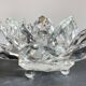Crystal Flower Paperweight Sculpture