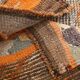 3x11 Brown & Orange Super Soft Vintage Runner Rug, 84x346Cm