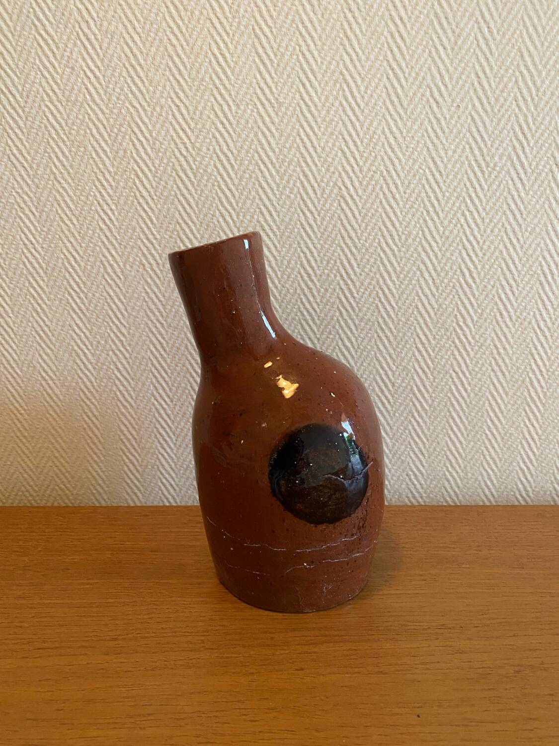 Handmade terracotta vase