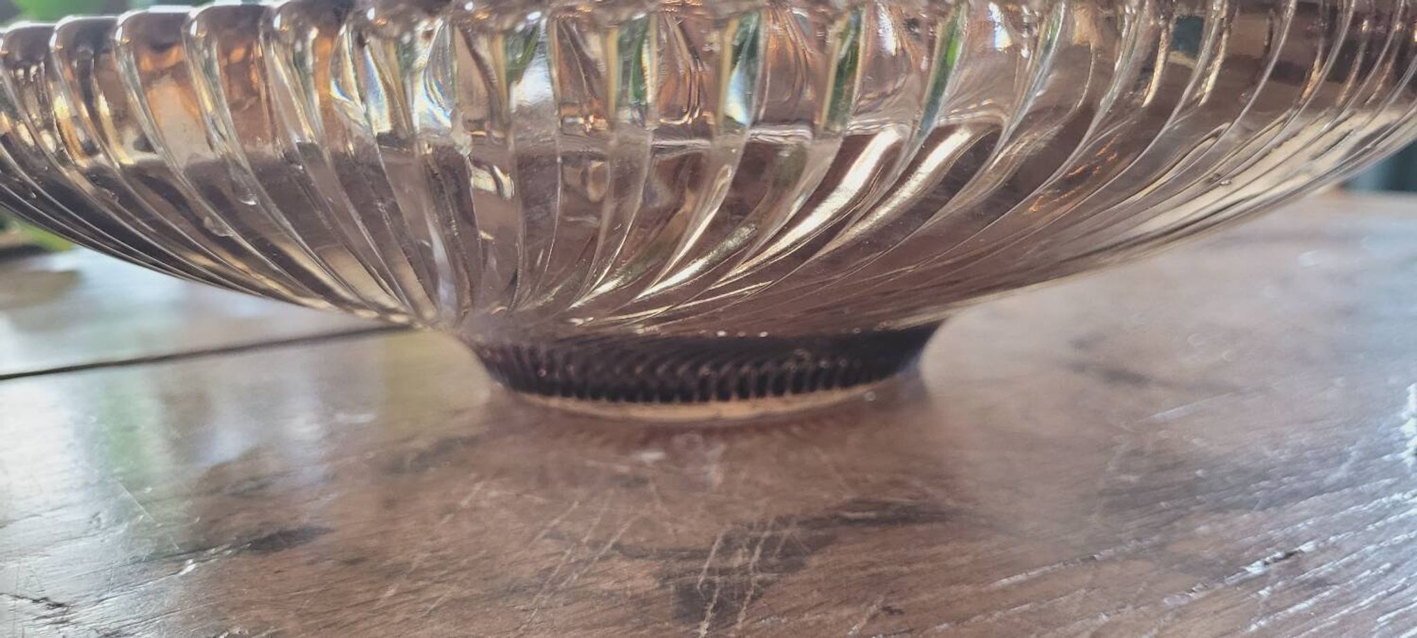 80s smoked glass cup