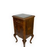 Tables de chevet italiennes en noyer, années 1930/1940