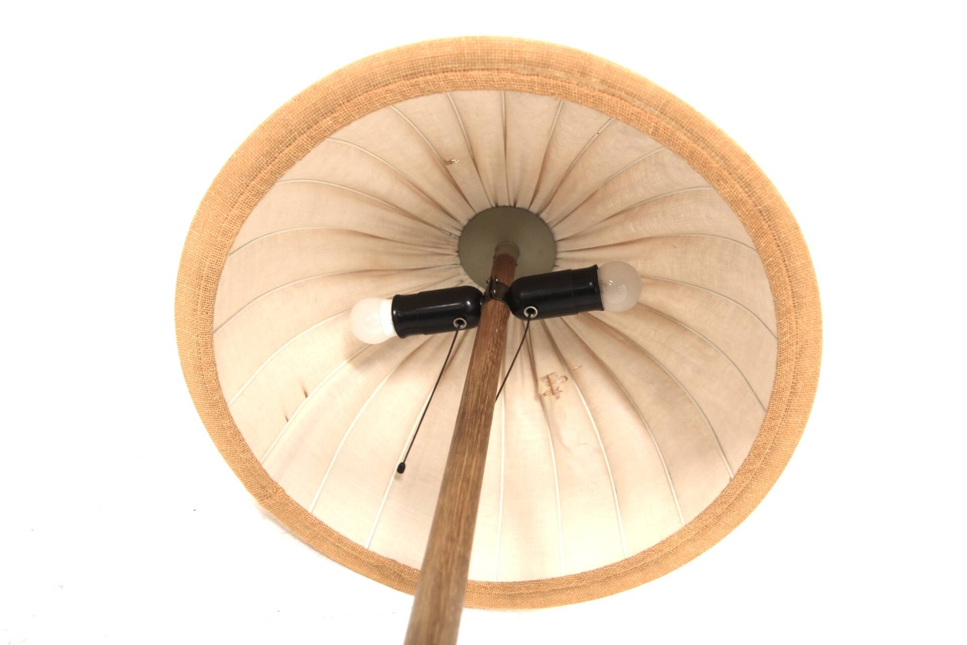 Scandinavian oak floor lamp, Sweden, 1960