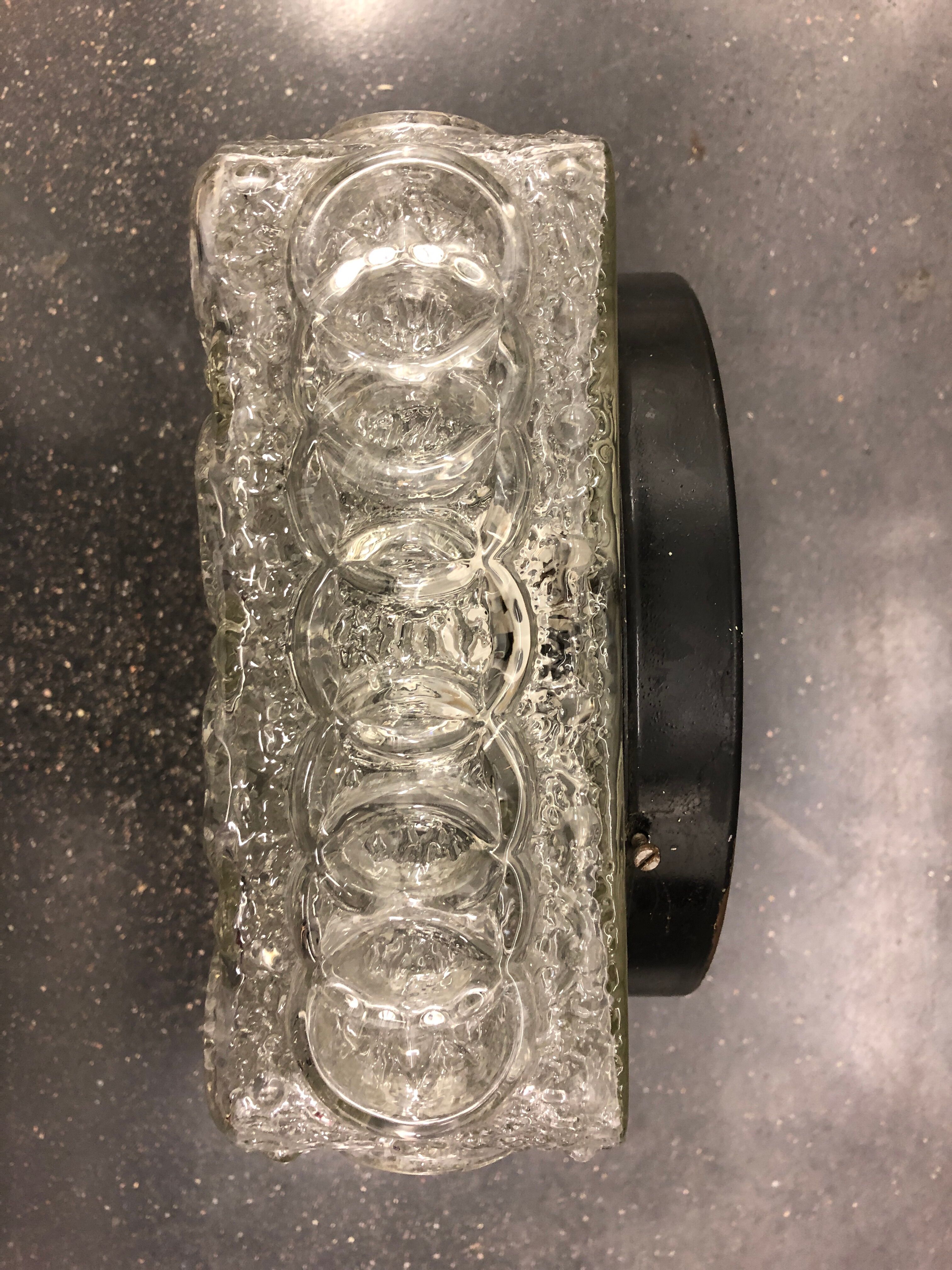 59s wall sconce moulded glass