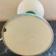 Vintage green opaline globe lamp