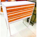 Meuble de Métier Vintage / Chiffonnier 12 Tiroirs – Design Moderniste