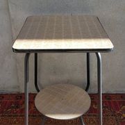 Desserte vintage métal et vinyl
