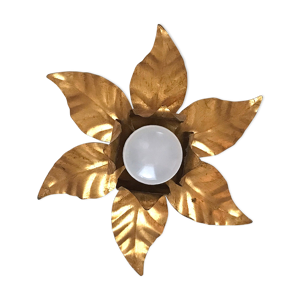 Plafonnier fleur feuilles