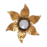 Ceiling lamp flower golden leaves