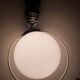 Vintage 1950s opaline globe pendant lamp
