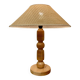 SOLID WOOD LAMP SCANDINAVIAN DESIGN 1960.