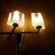 Glass wall lamp 50'S Lunel