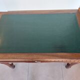 Leather tray desk