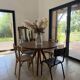 Round oak table