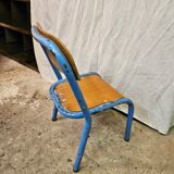 Child chair. Kindergarten chair. School chair. 1960.