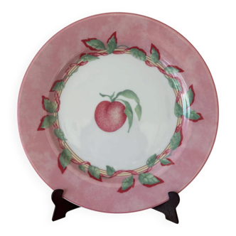 Dessert plate Bernardaud Limoges model Garance