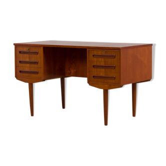 Teak desk by J. Svenstrup for A.P. Møbler, 1960s