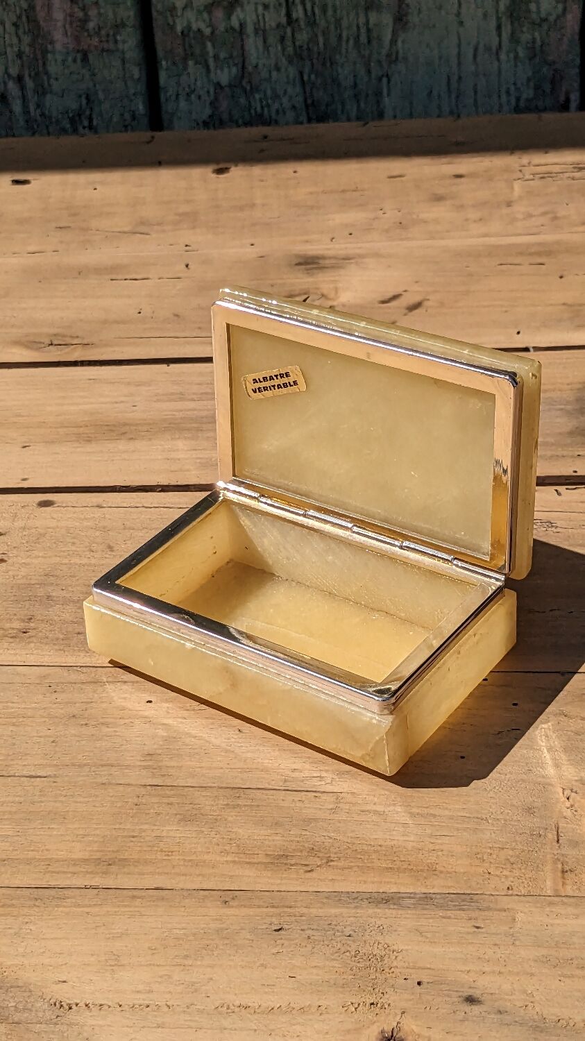 Vintage alabaster box