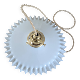 Opaline dentelée blanche