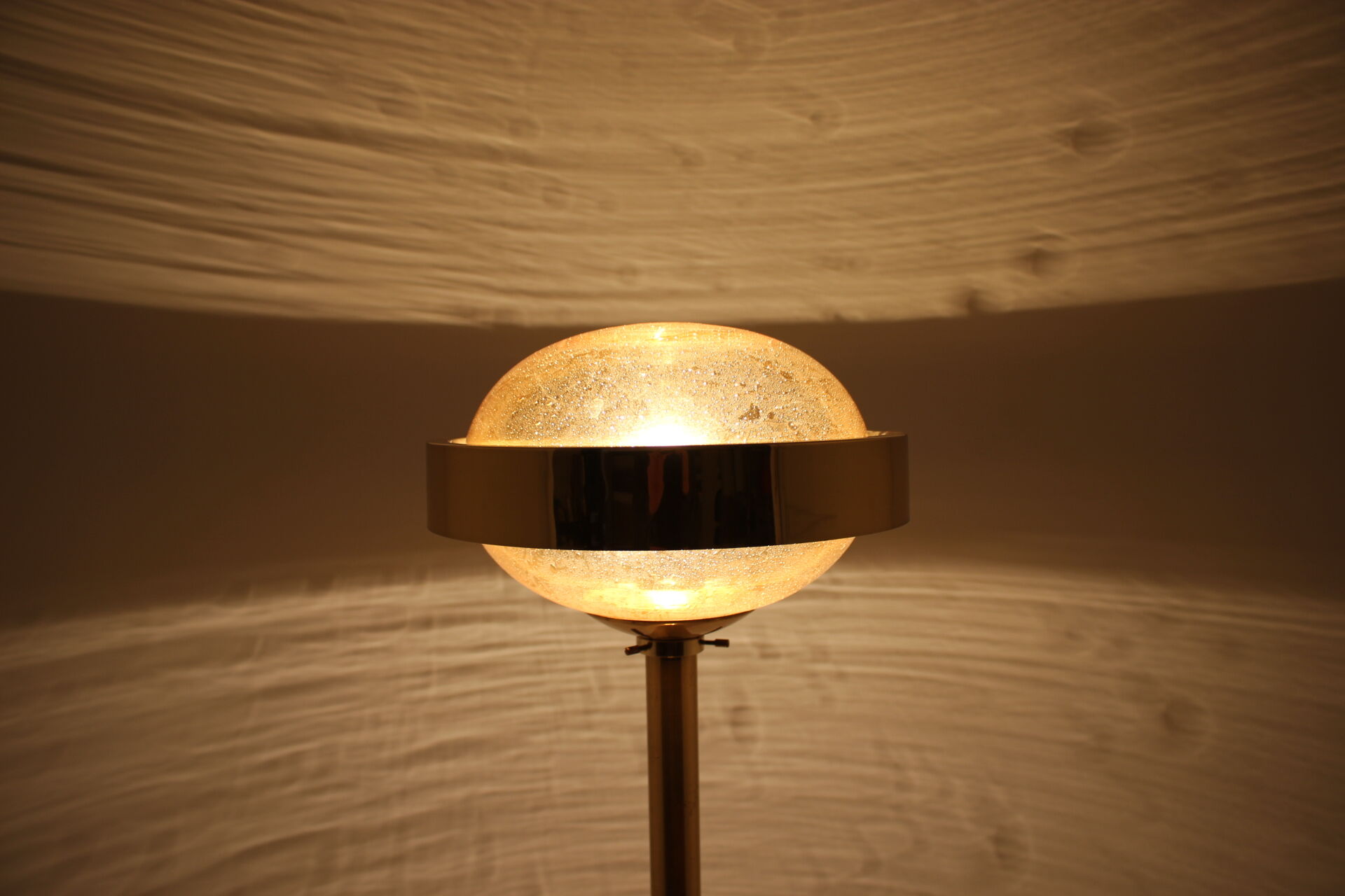Space Age floor lamp Kamenický Šenov, 1970s