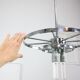 Mid-Century Italian Crystal Teardrop Chandelier, 1960s