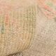 Tapis vintage oriental usé,  Rose saumon et vert pastel, style bohème