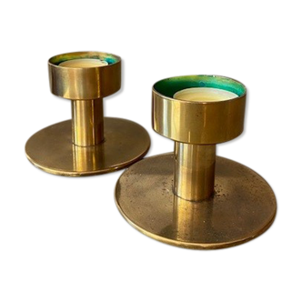 Pair of candle holders by Hans-Agne Jakobsson