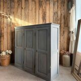 Old three-door workshop cabinet (renovated)