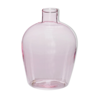 Vase in pale pink glass 11cm
