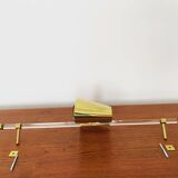 Applique murale en laiton et acrylique