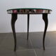 Vintage round coffee table '50, mirror top